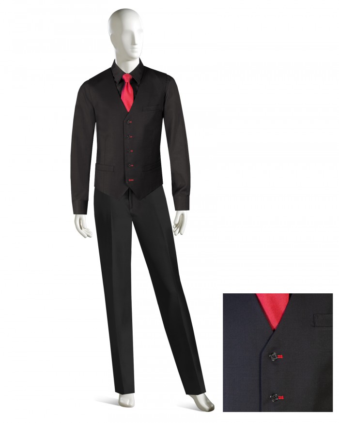 material used for casino uniform
